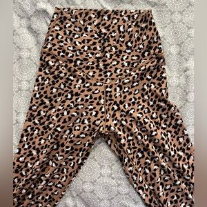 Aerie crossover cheetah print leggings